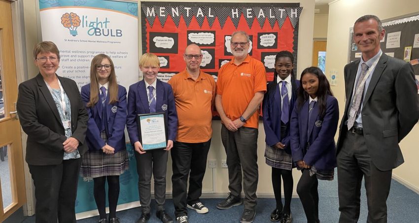 Prince William School achieves prestigious mental health award